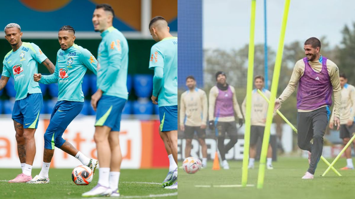 1o seleções entram em campo