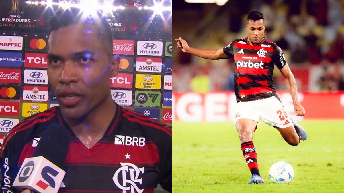 Alex Sandro comenta sobre o confronto entre Flamengo e Estudiantes: “No meu ponto de vista…”