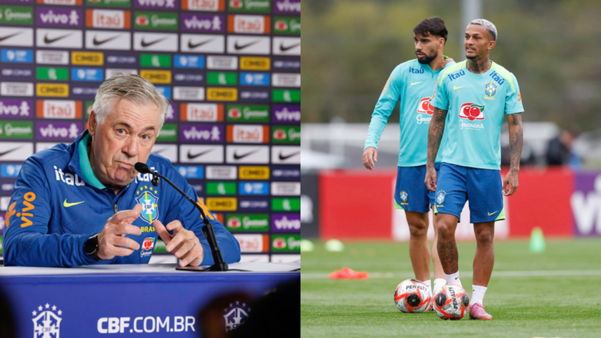 Ancelotti explica motivo de escalação de ex-Flamengo no Brasil: "Não estou louco"
