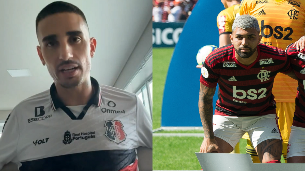 Autoestima inabalável: jogador da Série D se coloca acima de Gabigol e se rende à titular do Flamengo