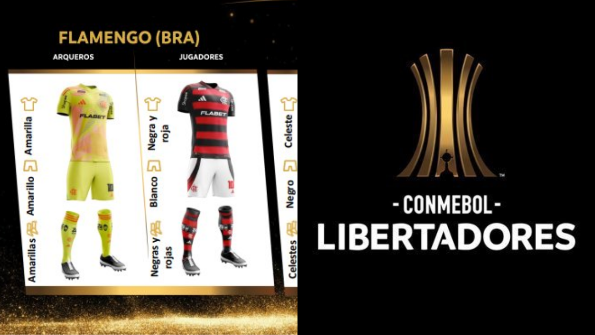 Conmebol define uniformes para jogos do Flamengo x Estudiantes, pela Libertadores