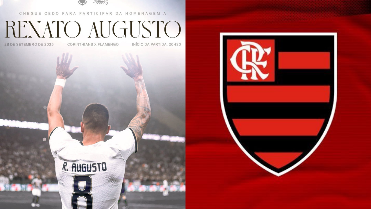Corinthians prepara homenagem para cria do Flamengo antes de jogo do Brasileirão