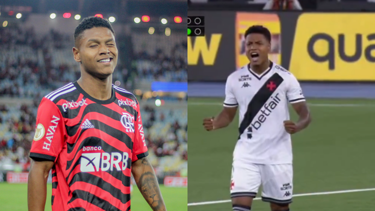 Ex-Flamengo chama atenção com comemoração inusitada ao marcar 1° gol pelo Vasco