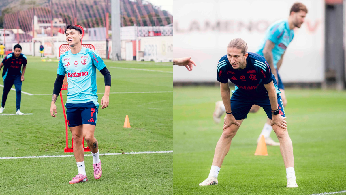 Filipe Luís comanda 3º treino com foco em próximo jogo do Fla