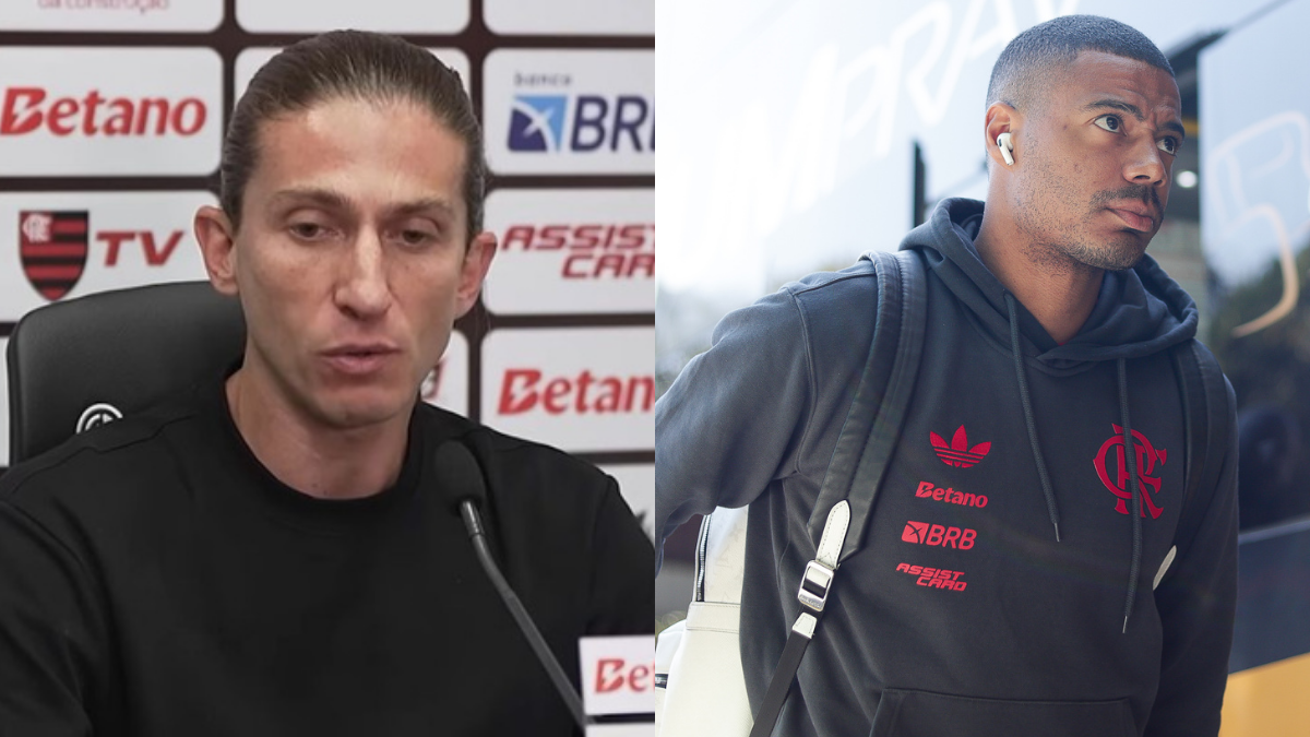 Filipe Luís esclarece 'corte' de De La Cruz em jogo do Flamengo x Juventude