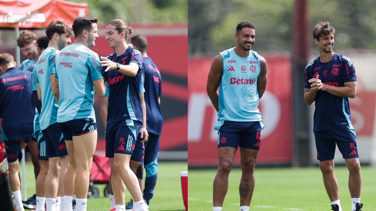 Filipe Luís intensifica preparação para jogo do Fla x Estudiantes