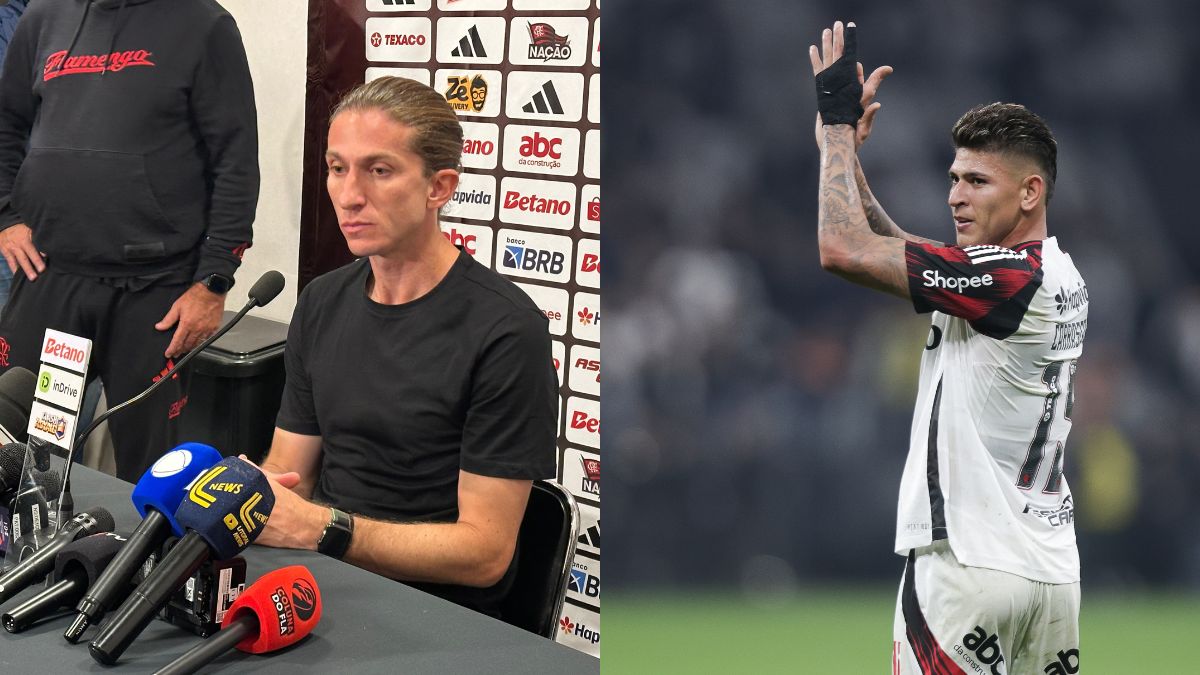 Filipe Luís 'se rende' e exalta atuação de Carrascal em jogo do Flamengo