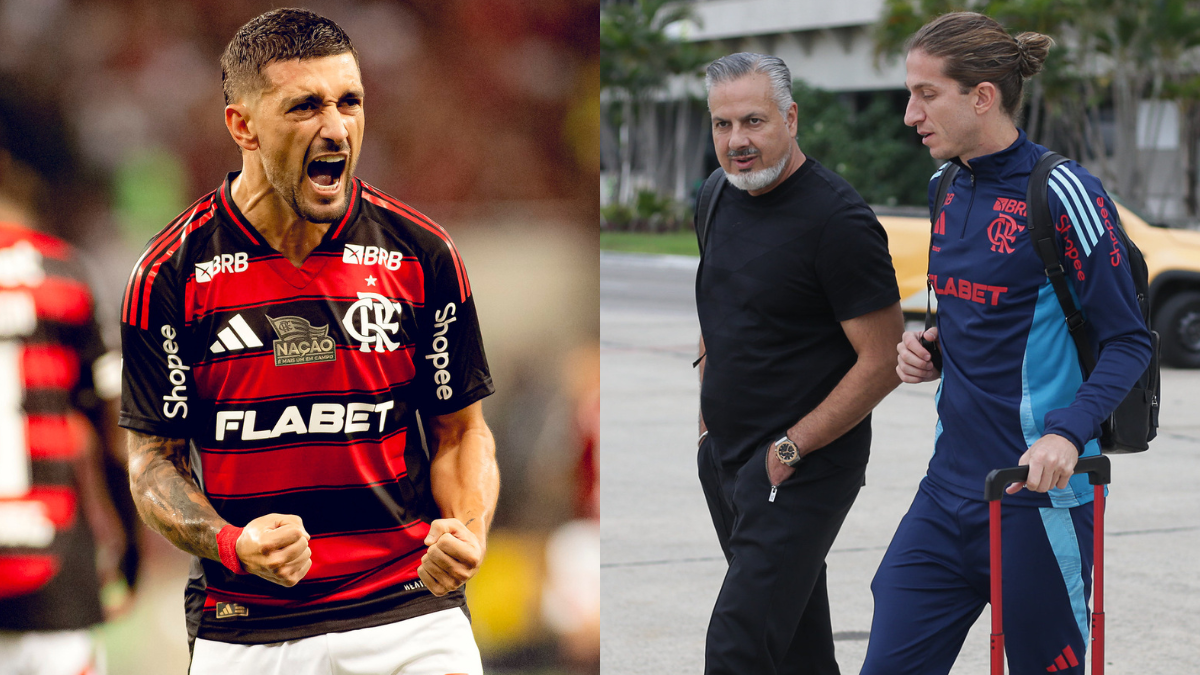 Fla retoma conversas por renovações de Filipe Luís e Arrascaeta