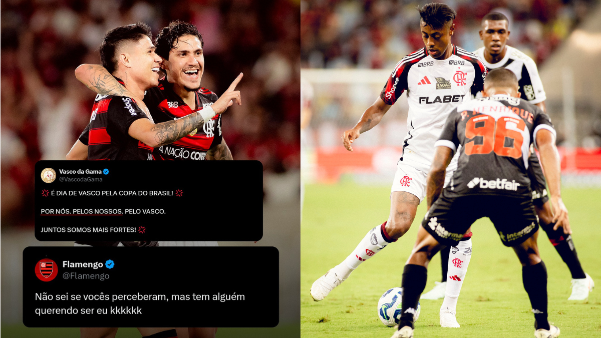 Flamengo provoca o Vasco em rede social