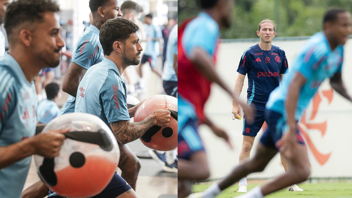 Flamengo treina com foco em confronto direto com o Cruzeiro