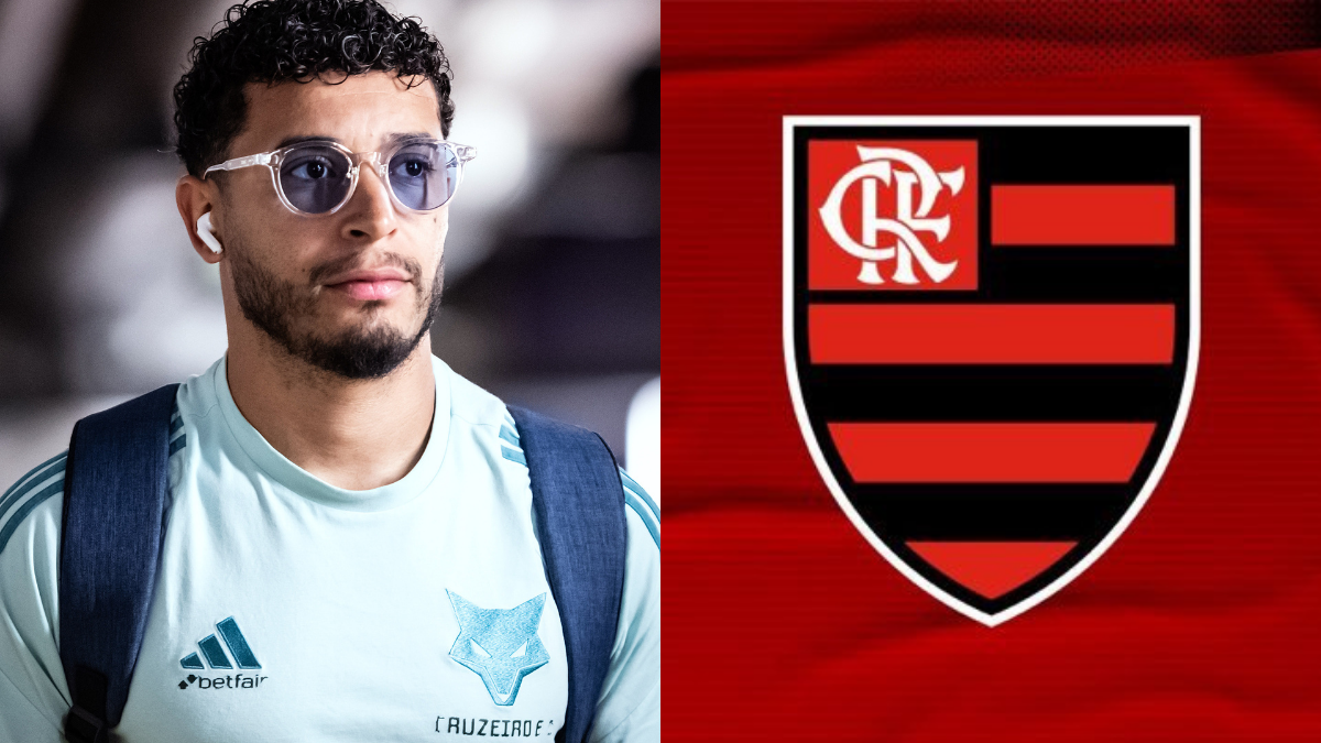 Jogador do Cruzeiro ignora Flamengo antes de jogo do Brasileirão