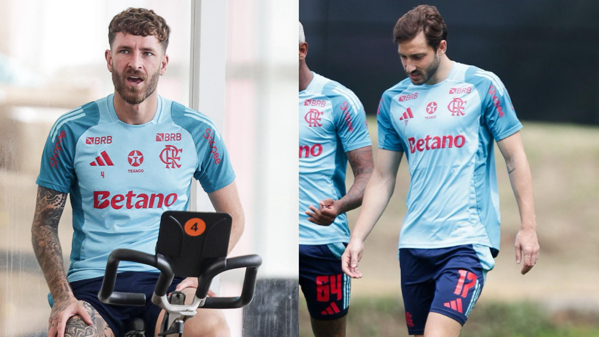 Léo Pereira, Viña e mais: confira situação de jogadores do Flamengo no 1º treino para enfrentar o Cruzeiro