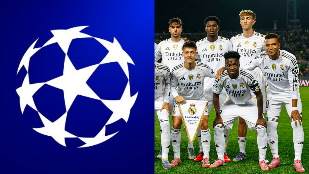 Real Madrid aplica goleada histórica na Champions com Vini Jr de volta ao time titular