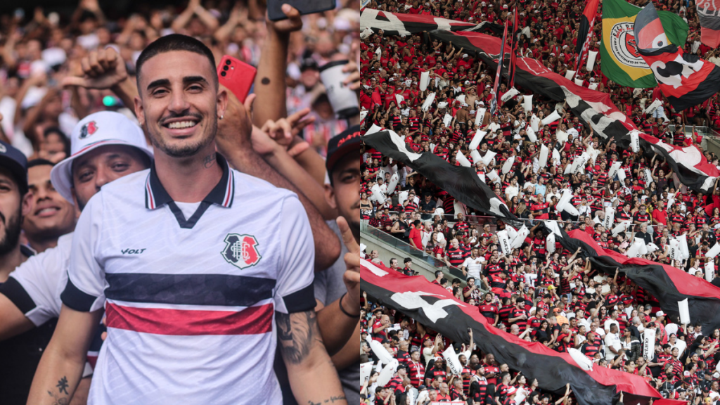 Thiago Galhardo faz comparação ousada entre Flamengo e Santa Cruz