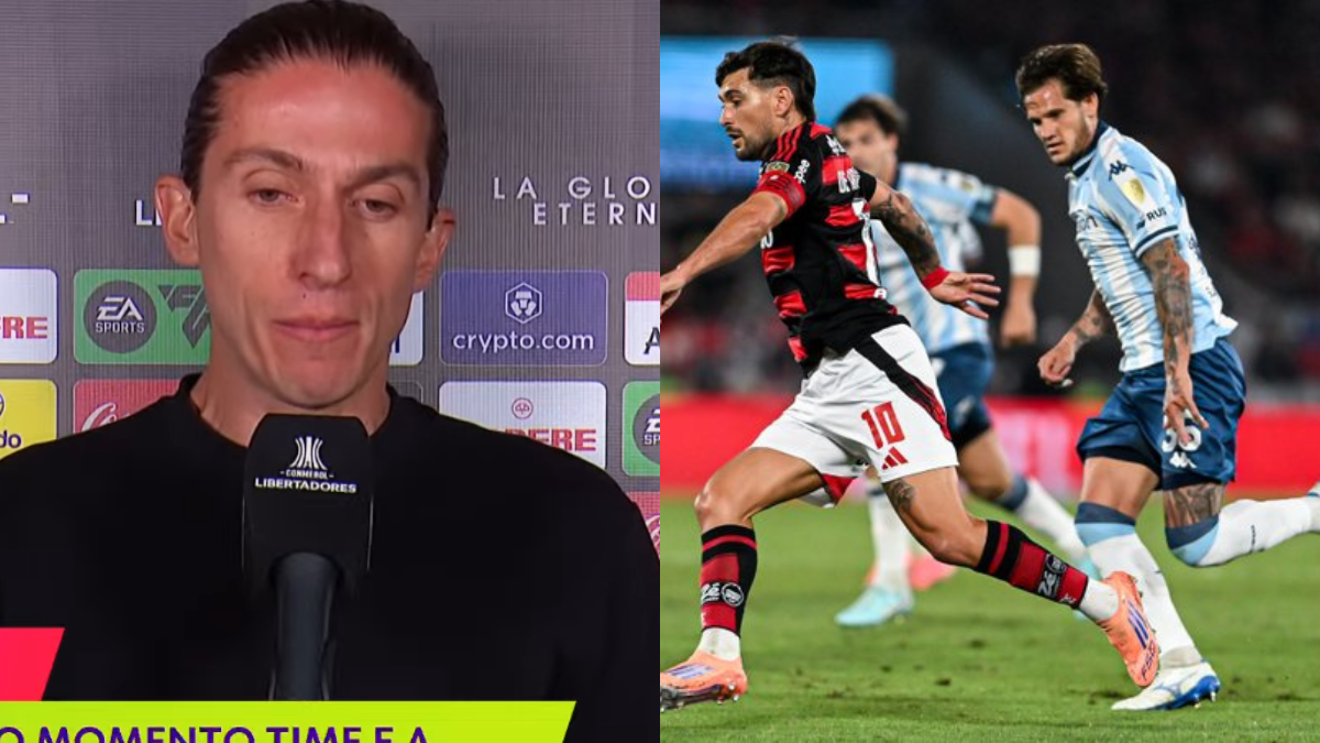Ambição e sonho: Filipe Luís resume sentimento do Flamengo antes de jogo com Racing na Libertadores