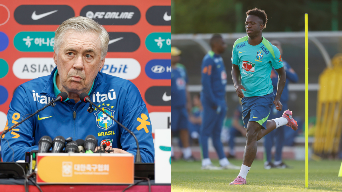 Ancelotti toma decisão sobre futuro de Vini Jr na Seleção Brasileira após polêmica com Virgínia Fonseca