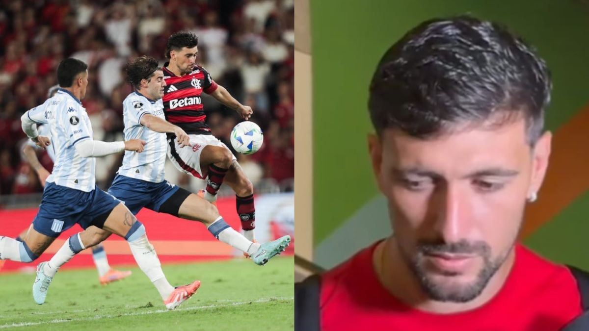 Arrascaeta rebate provocação de jogador do Racing