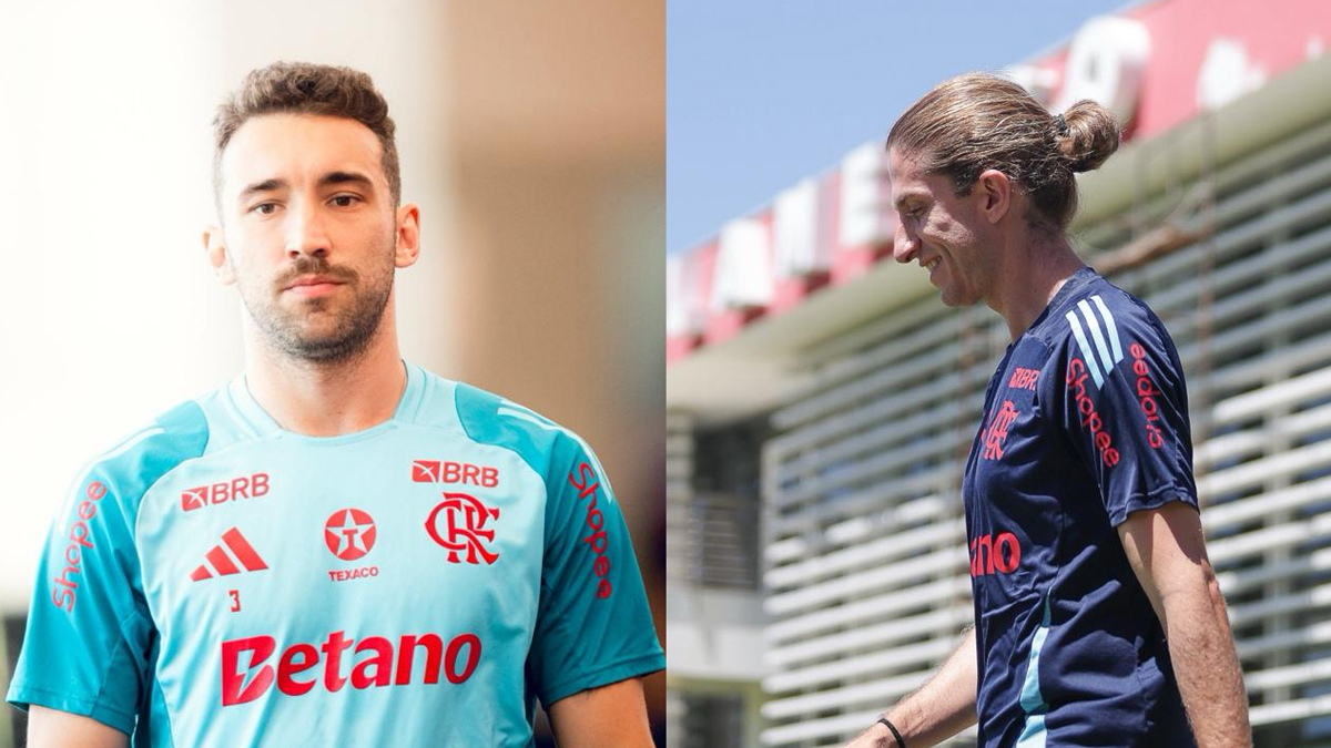 Com 4 reforços, Filipe Luís esboça escalação do Flamengo para jogo contra o Racing, pela Libertadores