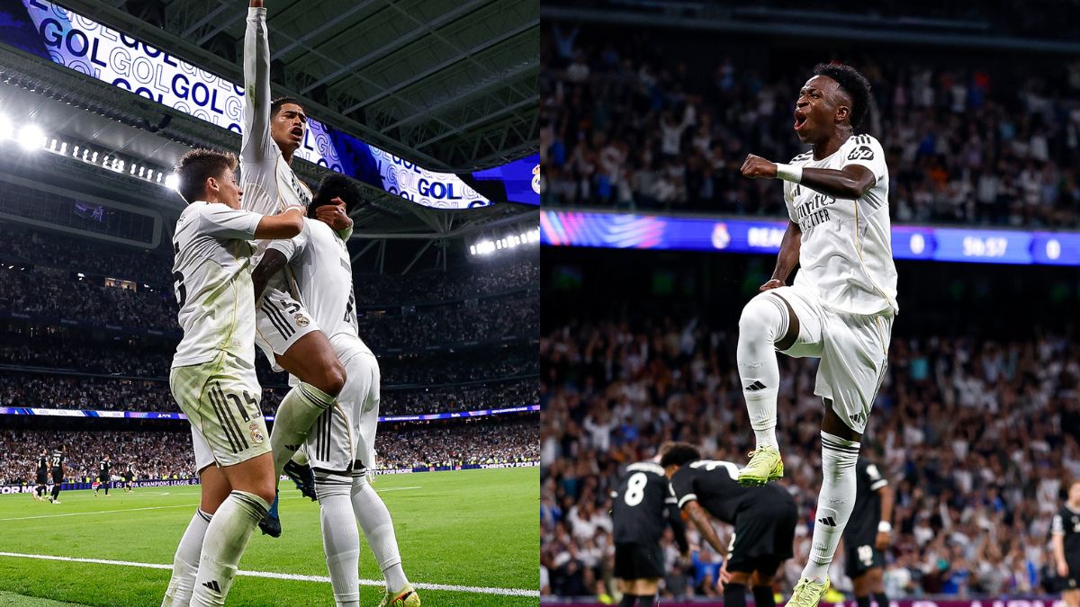 Com show de Vini Jr, Real Madrid vence Juventus na Champions