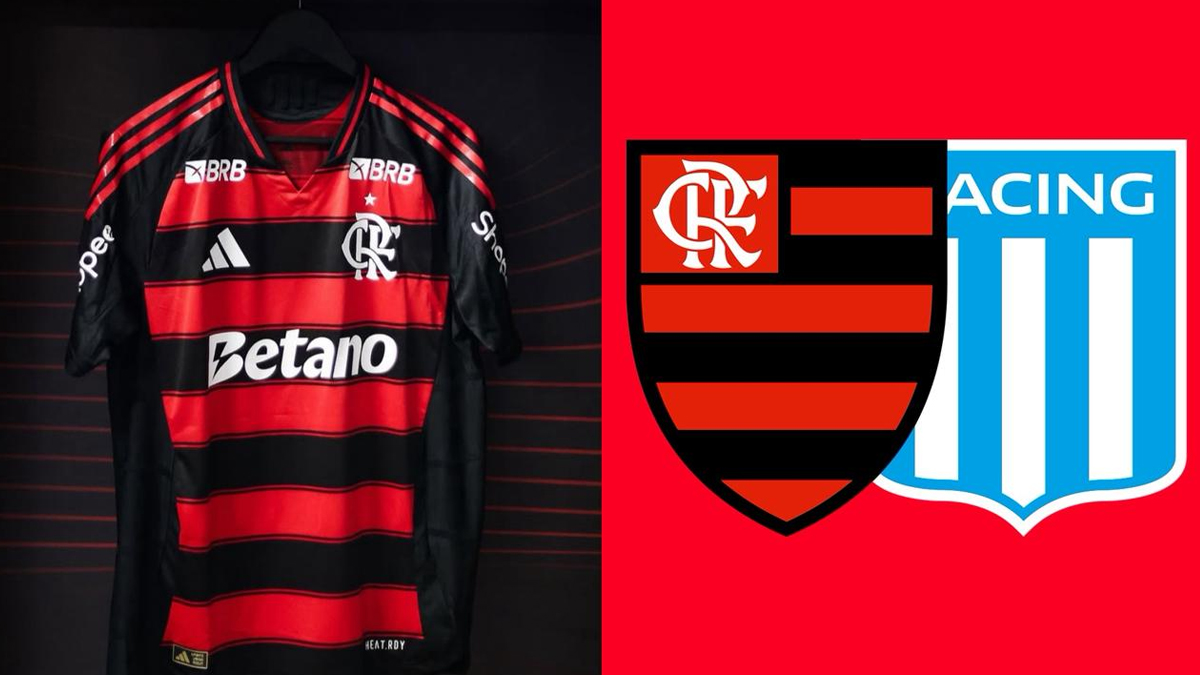 Conmebol define uniformes de Flamengo e Racing para a semifinal da Libertadores