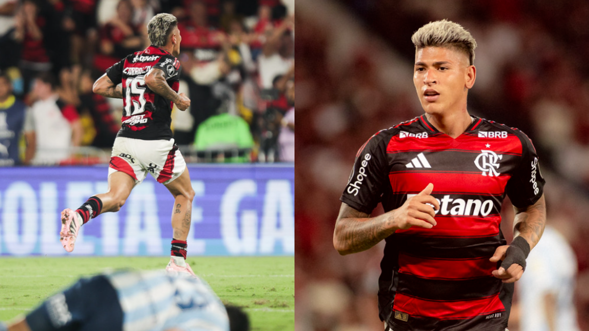 “Craque geracional”: torcida do Flamengo se derrete por Carrascal após gol contra o Racing, pela Libertadores