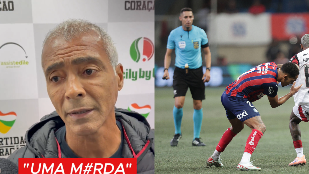 Ex-Flamengo, Romário condena ajuda da arbitragem ao Palmeiras no Brasileirão