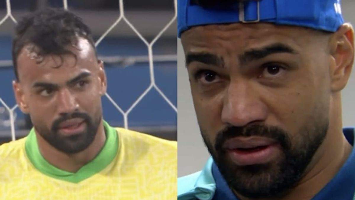 Fabrício Bruno mantém ‘pose’ após 2 erros em jogo do Brasil