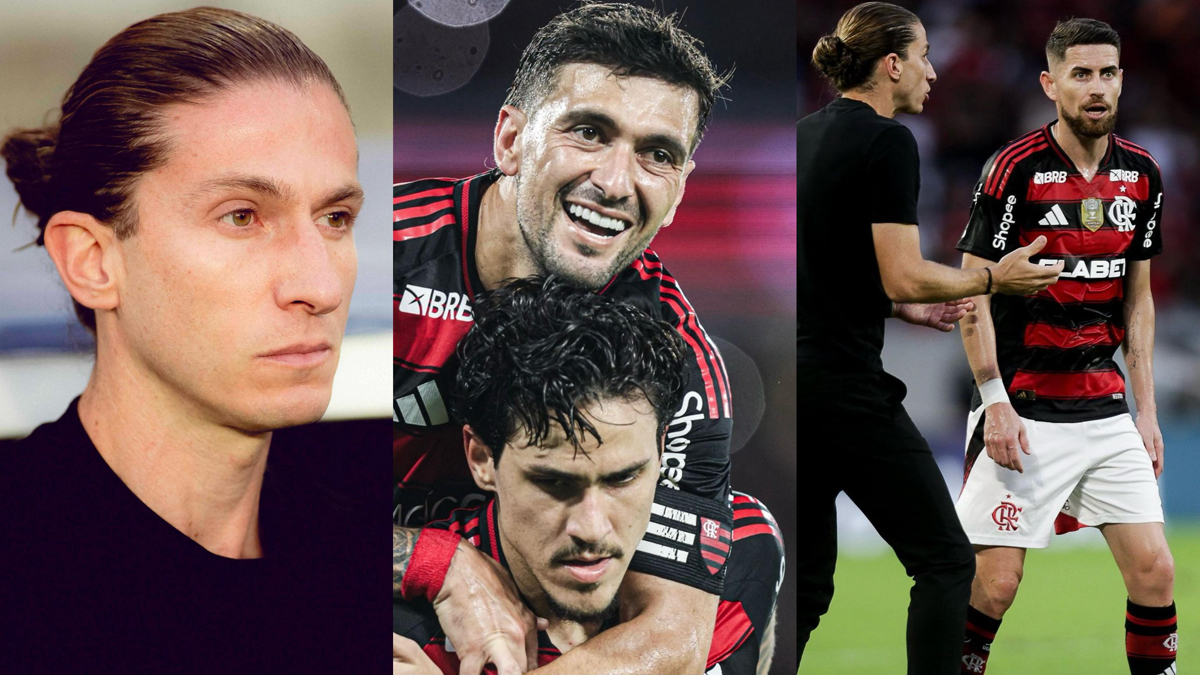 Filipe Luís esboça escalação para jogo do Flamengo x Racing