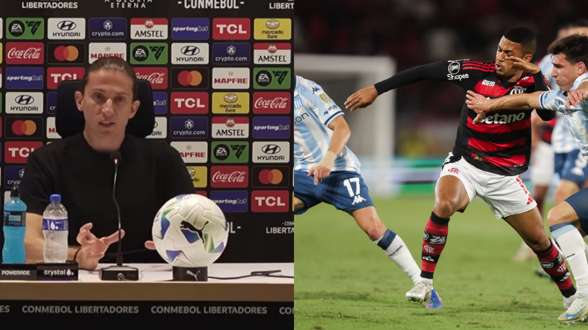 Filipe Luís explica atitude de jogador do Flamengo na vitória sobre Racing, pela Libertadores