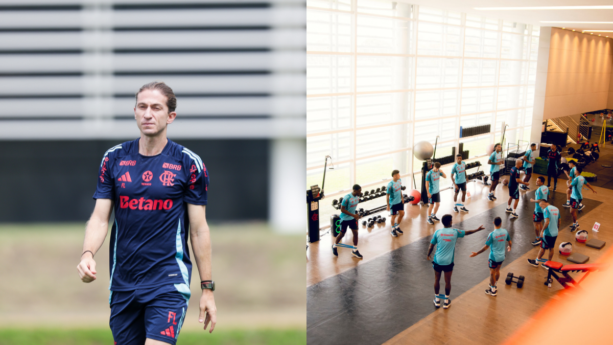 Filipe Luís vive dilema para tomar decisão com jogadores para jogo do Flamengo x Botafogo