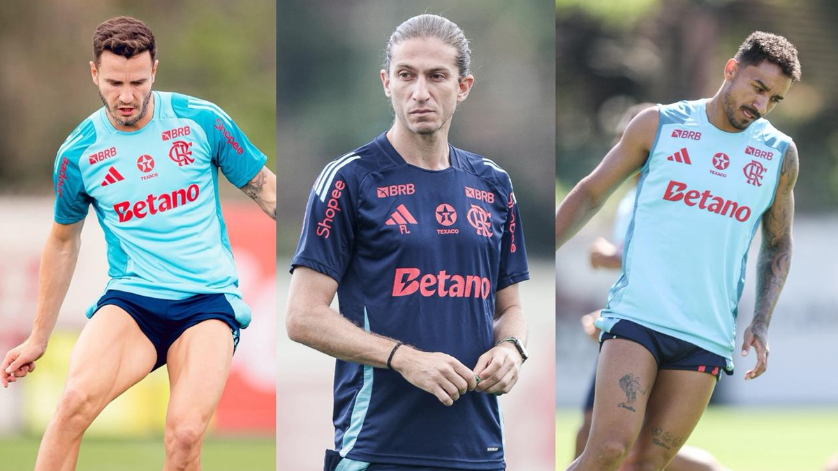 Flamengo tem 2 desfalques confirmados e 3 dúvidas para jogo contra o Botafogo, pelo Brasileirão
