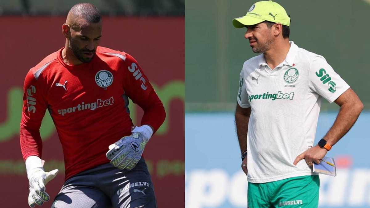 Goleiro titular do Palmeiras, Weverton vira dúvida para jogo contra o Flamengo