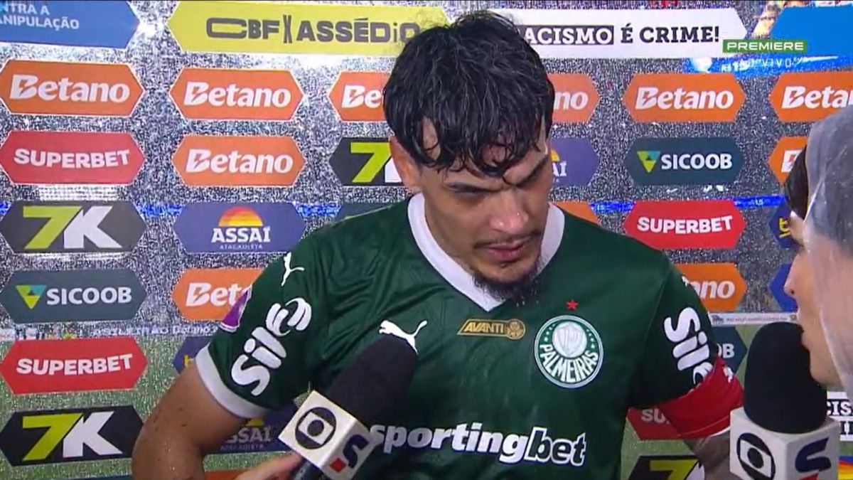 Gómez chora e detona árbitro de jogo do Flamengo x Palmeiras