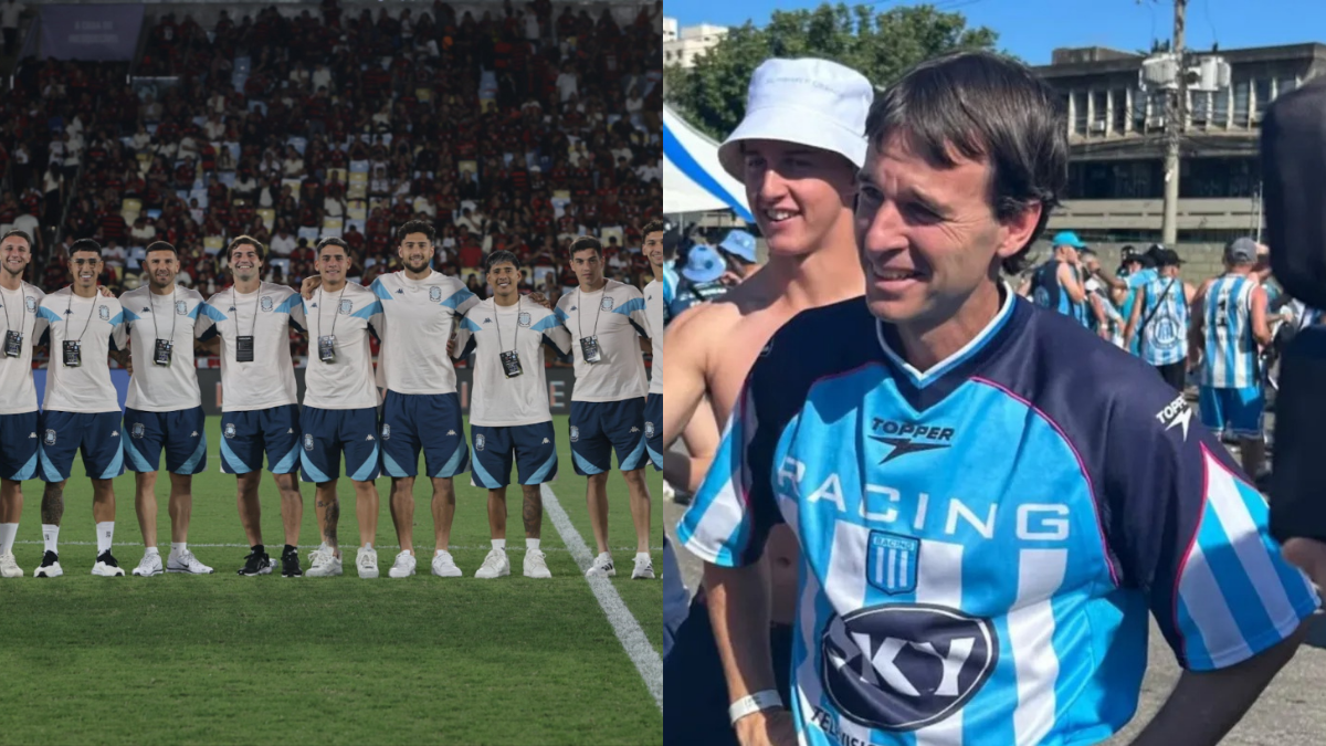 Ídolo do Racing comparece ao Maracanã e manda recado