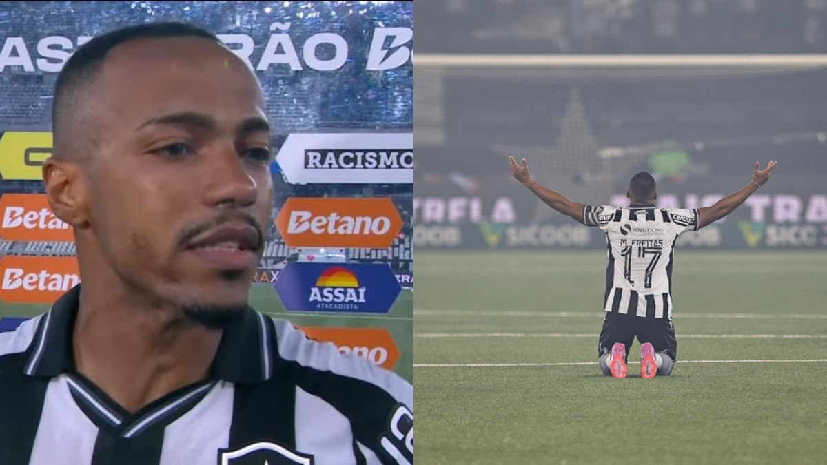 Jogador do Botafogo dá discurso inesperado após derrota para o Flamengo