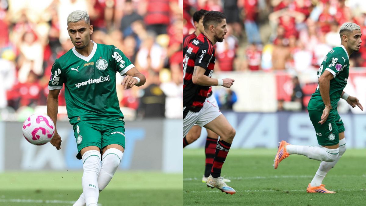 Jogador do Flamengo provoca Andreas Pereira após vitória sobre o Palmeiras