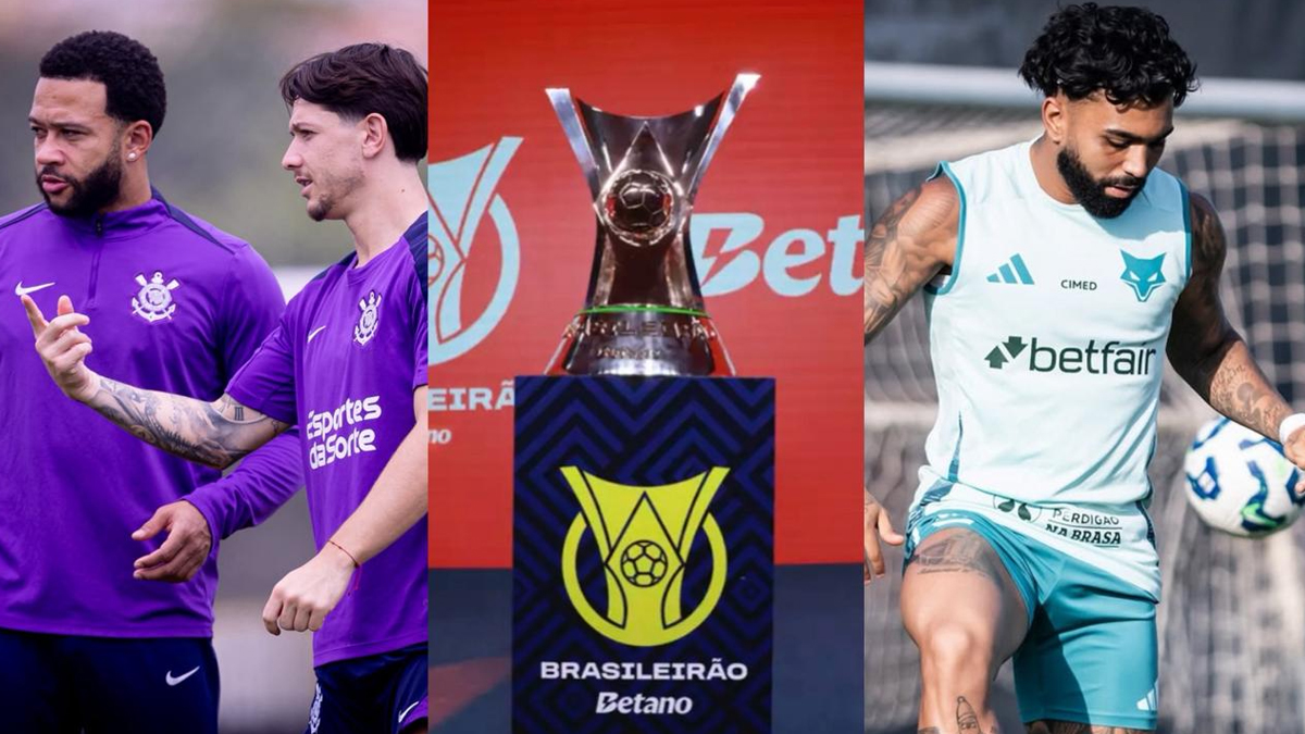 Jogos do Brasileirão hoje: Corinthians, Cruzeiro e outros 2 times entram em campo pela 29ª rodada neste sábado