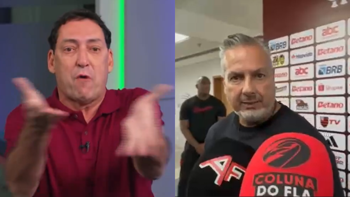 Jornalista 'surta' com declarações de Boto sobre arbitragem e acusa diretor do Flamengo de irresponsabilidade