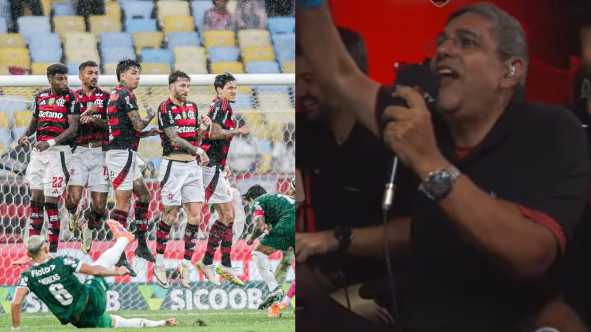 Narrador ‘explode’ com escorregão de Andreas em jogo do Fla