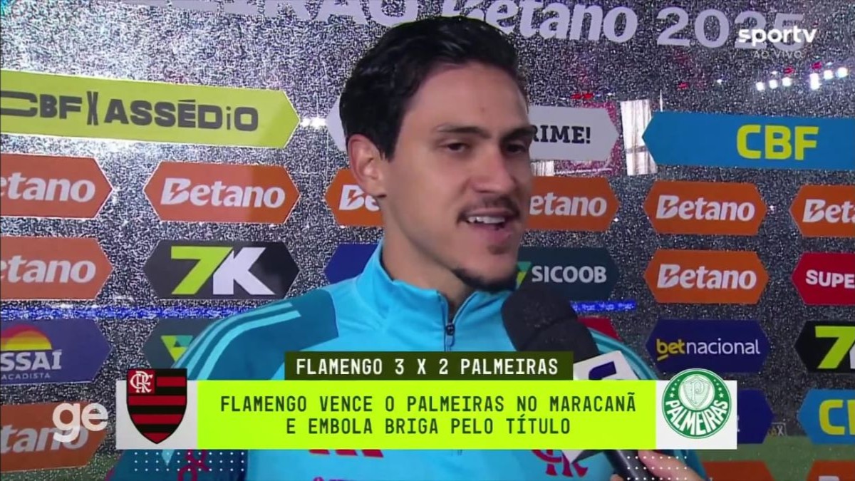 Pedro desabafa após participação em 3 gols em jogo do Flamengo