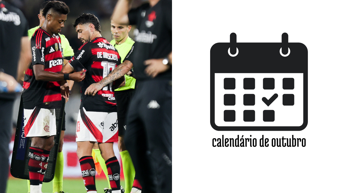 Qual o calendário do Flamengo em outubro? Veja!