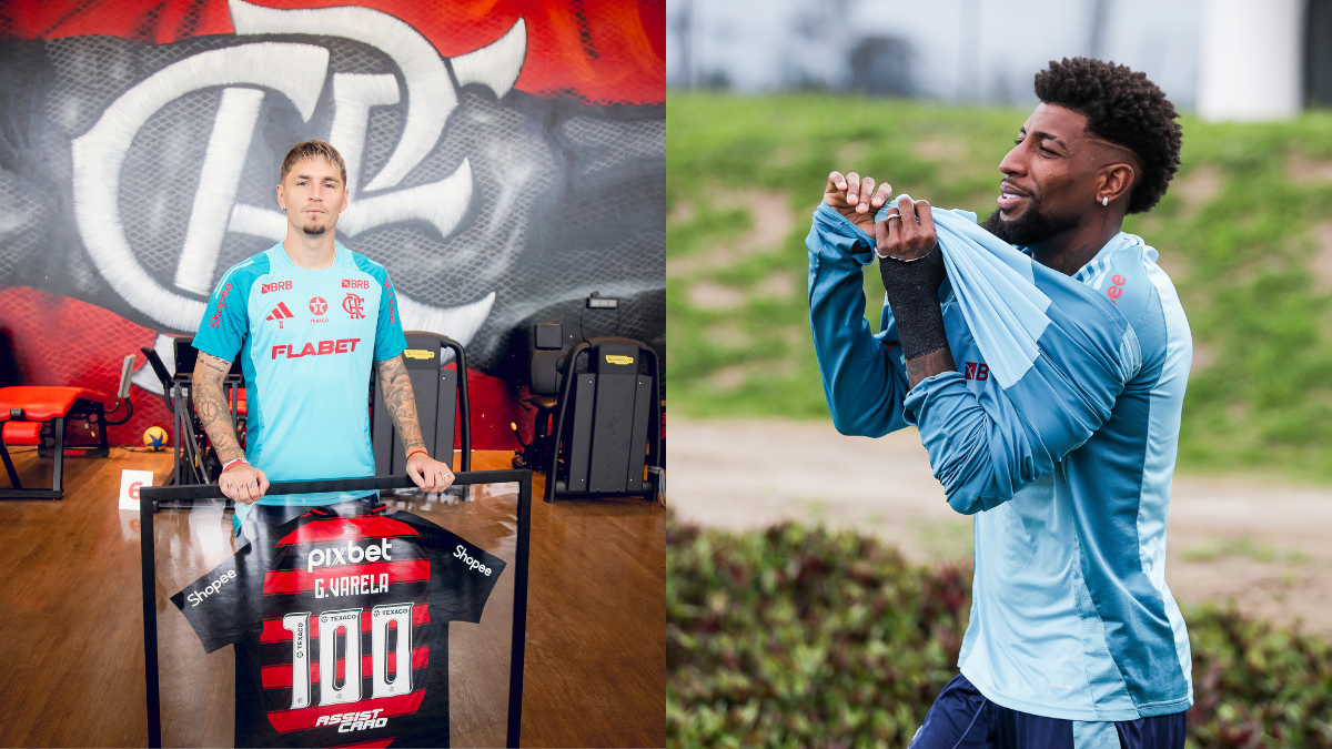 Quem deve ser titular? Varela e Emerson Royal brigam pela lateral direita do Flamengo; veja números