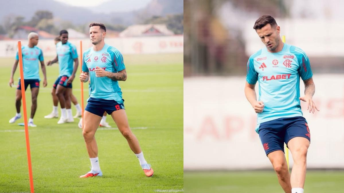 Saúl está fora do próximo jogo do Flamengo x Bahia