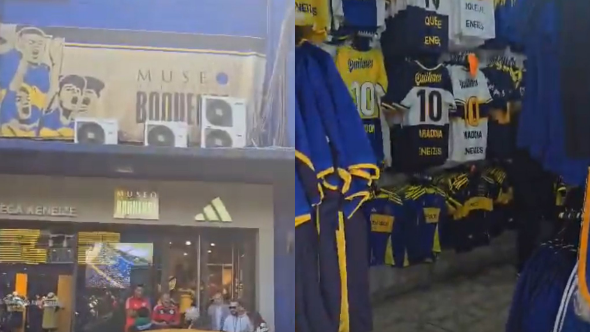 Torcedores do Boca Juniors abraçam Flamengo antes de jogo contra Racing