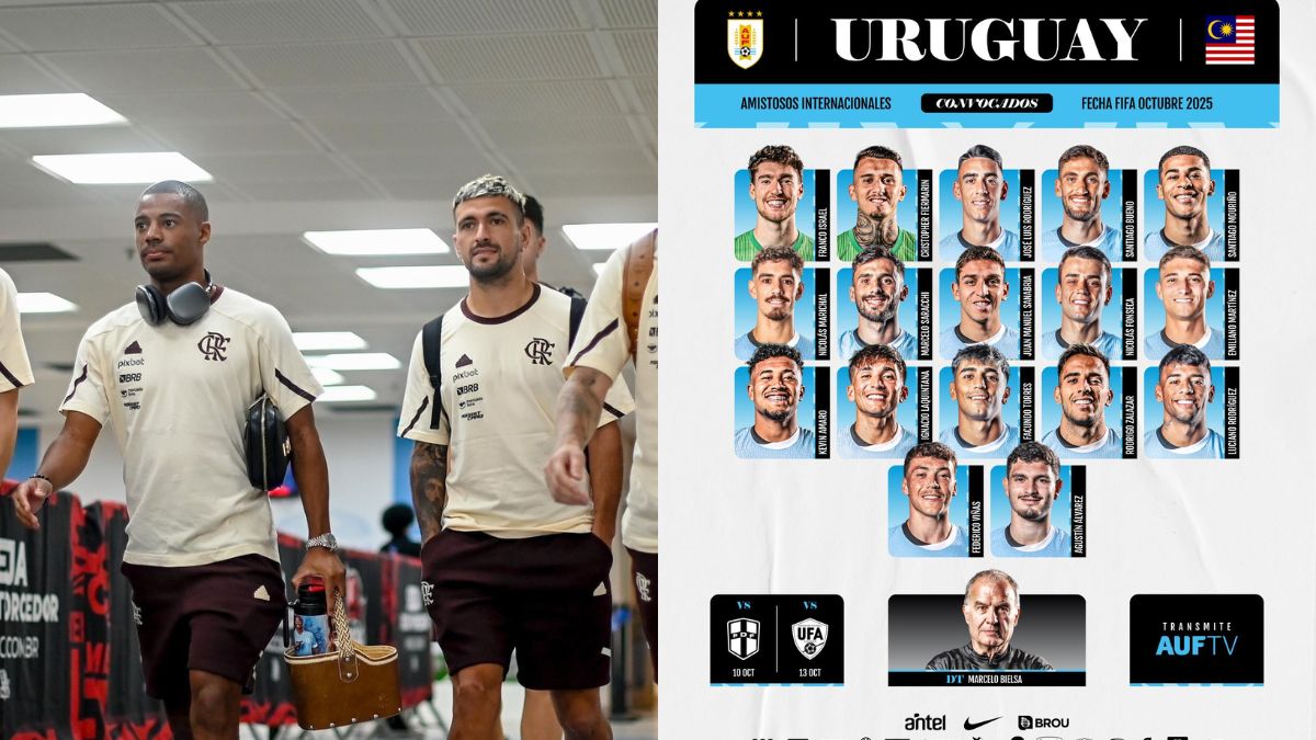 Uruguai aceita pedido e não convoca nenhum jogador do Flamengo