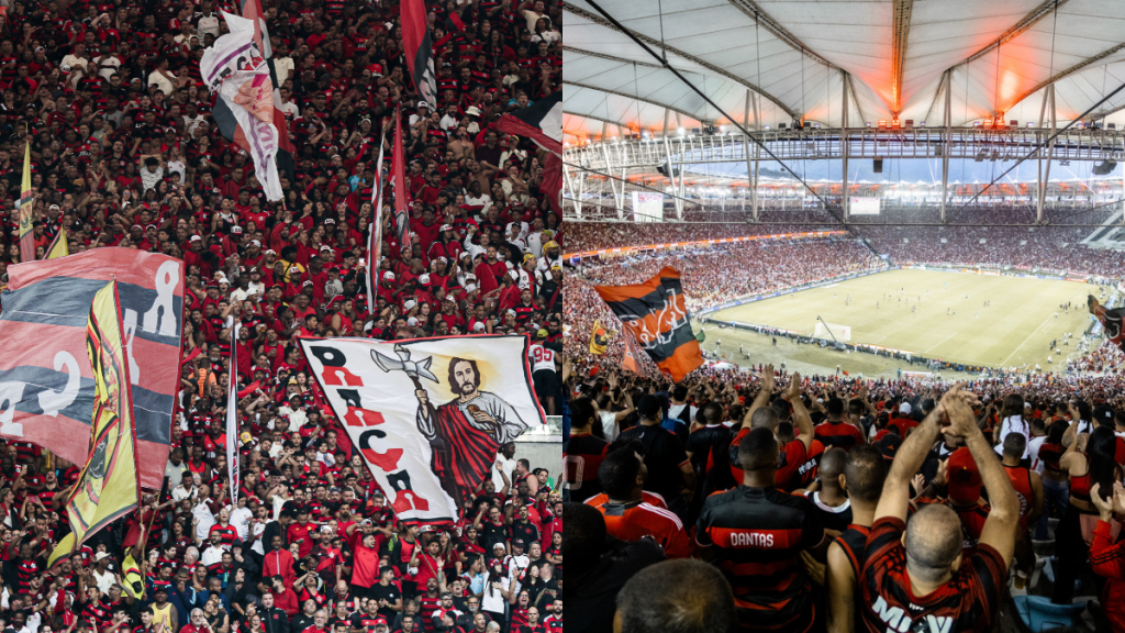 Veja mobilização da torcida para jogo do Flamengo x Racing, pela Libertadores