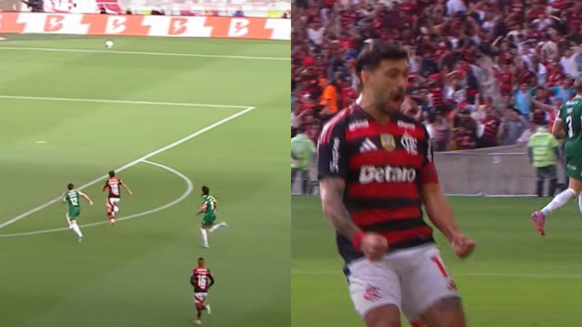 Vídeo | Pedro acha passe genial, e Arrascaeta marca 1º gol do Flamengo em jogo contra o Palmeiras