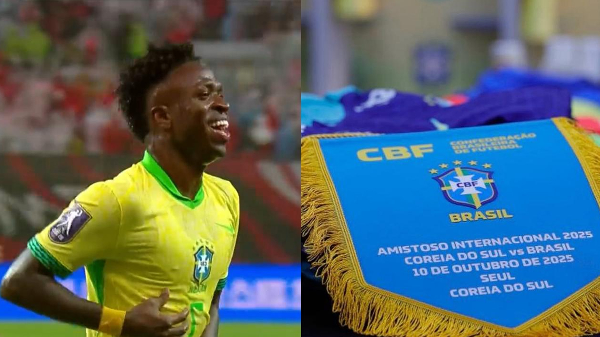 Vini Jr dá show, participa de 2 gols e Brasil atropela a Coreia do Sul em jogo na Data FIFA