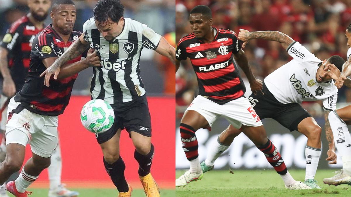 jogo do Flamengo x Botafogo vale desempate em retrospecto recente