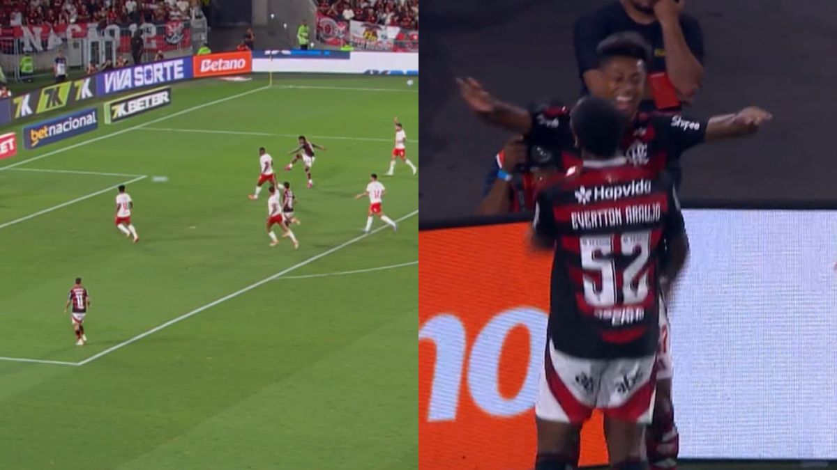 Arrascaeta vira 'garçom', e Bruno Henrique marca 3º gol do Flamengo